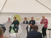 Podiumsdiskussion im Solarpark